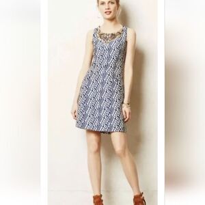 Vintage anthropologie moulinette soeurs dress Size 6 Mulberry Shift Dress